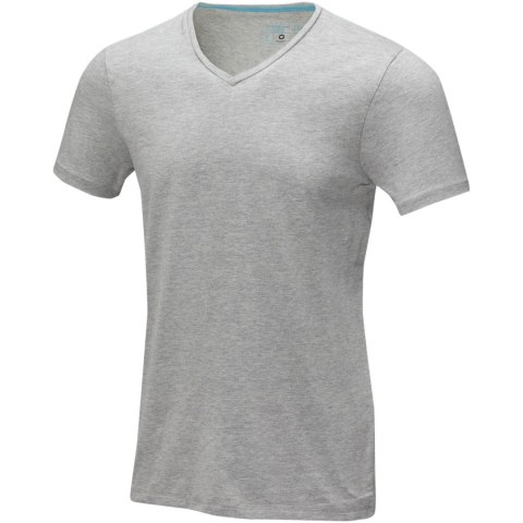 Męski T-shirt organiczny Kawartha z krótkim rękawem szary melanż (38016966) Męski T-shirt organiczny Kawartha z krótkim rękawem szary melanż (38016966)