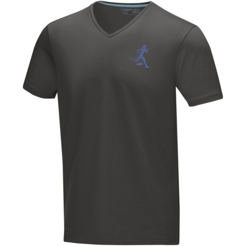 Męski T-shirt organiczny Kawartha z krótkim rękawem szary sztormowy (38016891) Męski T-shirt organiczny Kawartha z krótkim rękawem szary sztormowy (38016891)