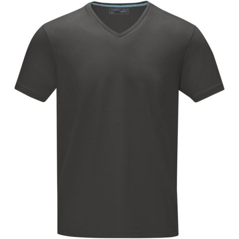 Męski T-shirt organiczny Kawartha z krótkim rękawem szary sztormowy (38016891) Męski T-shirt organiczny Kawartha z krótkim rękawem szary sztormowy (38016891)