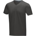 Męski T-shirt organiczny Kawartha z krótkim rękawem szary sztormowy (38016892)