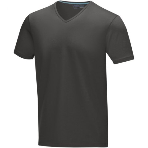 Męski T-shirt organiczny Kawartha z krótkim rękawem szary sztormowy (38016892) Męski T-shirt organiczny Kawartha z krótkim rękawem szary sztormowy (38016892)