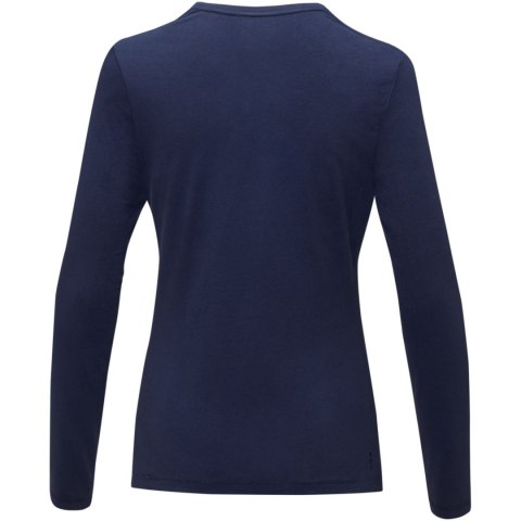Damski T-shirt organiczny Ponoka z długim rękawem granatowy (38019493) Damski T-shirt organiczny Ponoka z długim rękawem granatowy (38019493)