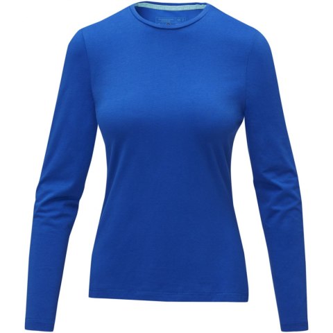 Damski T-shirt organiczny Ponoka z długim rękawem niebieski (38019441) Damski T-shirt organiczny Ponoka z długim rękawem niebieski (38019441)