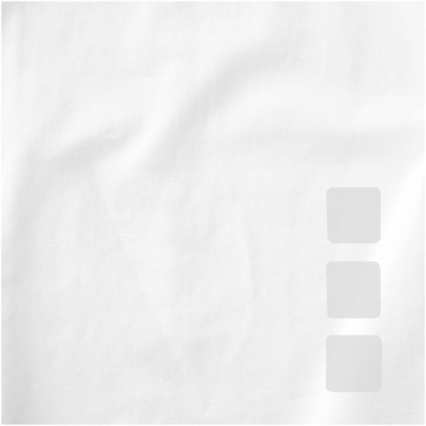 Męski T-shirt organiczny Ponoka z długim rękawem biały (38018014) Męski T-shirt organiczny Ponoka z długim rękawem biały (38018014)