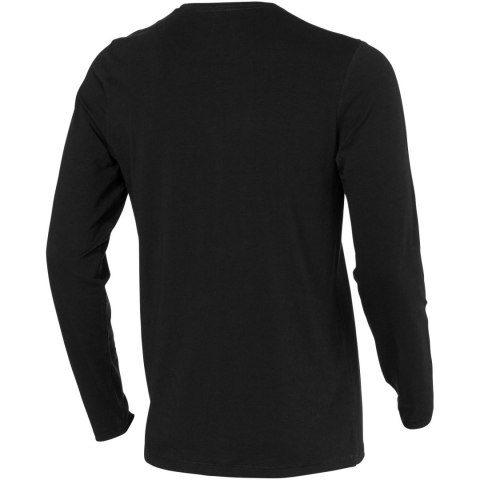 Męski T-shirt organiczny Ponoka z długim rękawem czarny (38018992) Męski T-shirt organiczny Ponoka z długim rękawem czarny (38018992)
