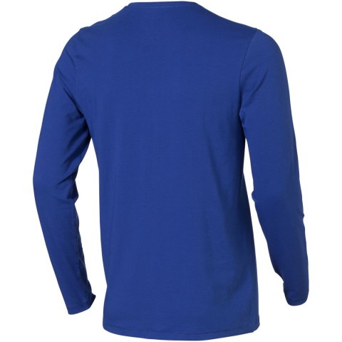 Męski T-shirt organiczny Ponoka z długim rękawem niebieski (38018443) Męski T-shirt organiczny Ponoka z długim rękawem niebieski (38018443)