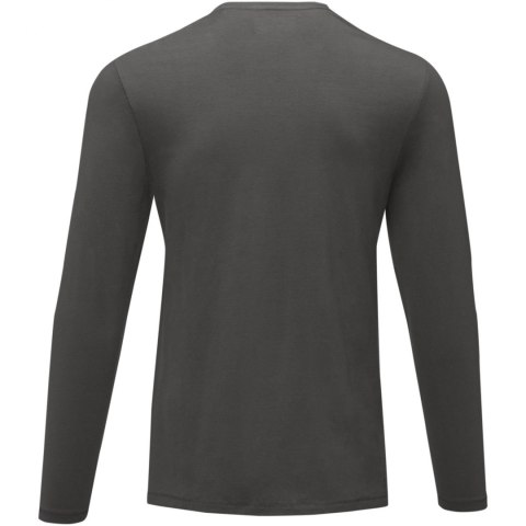 Męski T-shirt organiczny Ponoka z długim rękawem szary sztormowy (38018892) Męski T-shirt organiczny Ponoka z długim rękawem szary sztormowy (38018892)