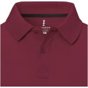 Męskie polo Calgary z krótkim rękawem bordo (38080245)