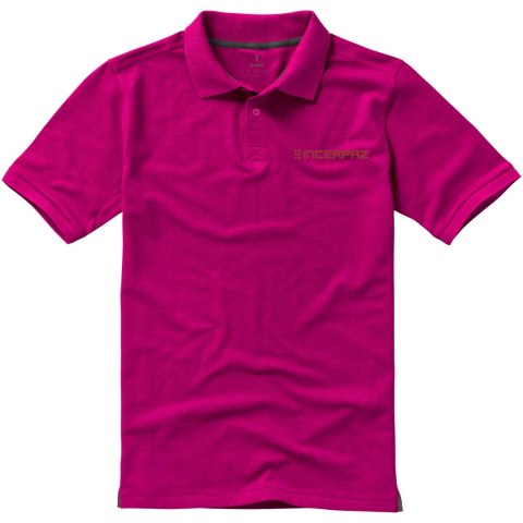 Męskie polo Calgary z krótkim rękawem magenta (38080212) Męskie polo Calgary z krótkim rękawem magenta (38080212)