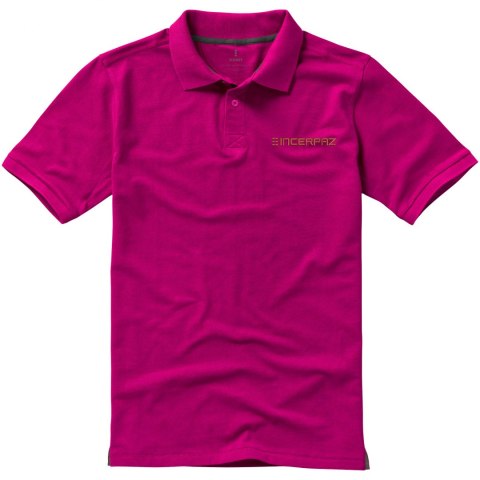 Męskie polo Calgary z krótkim rękawem magenta (38080212) Męskie polo Calgary z krótkim rękawem magenta (38080212)