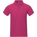 Męskie polo Calgary z krótkim rękawem magenta (38080212)