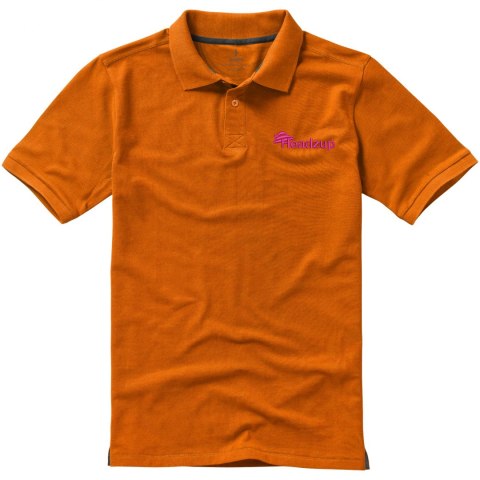 Męskie polo Calgary z krótkim rękawem pomarańczowy (38080332) Męskie polo Calgary z krótkim rękawem pomarańczowy (38080332)