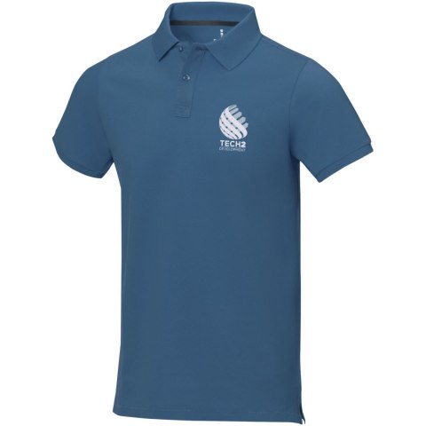 Męskie polo Calgary z krótkim rękawem tech blue (38080522) Męskie polo Calgary z krótkim rękawem tech blue (38080522)