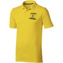 Męskie polo Calgary z krótkim rękawem żółty (38080102)