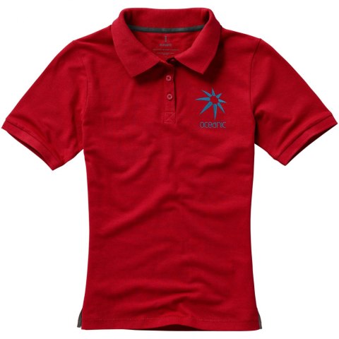 Damskie polo Calgary z krótkim rękawem czerwony (38081252) Damskie polo Calgary z krótkim rękawem czerwony (38081252)
