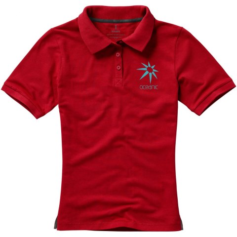 Damskie polo Calgary z krótkim rękawem czerwony (38081254) Damskie polo Calgary z krótkim rękawem czerwony (38081254)