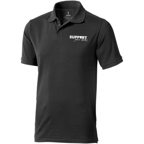 Męskie polo Calgary z krótkim rękawem antracyt (38080956) Męskie polo Calgary z krótkim rękawem antracyt (38080956)