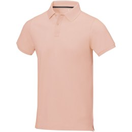 Męskie polo Calgary z krótkim rękawem pale blush pink (38080912)