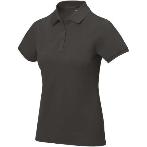 Damskie polo Calgary z krótkim rękawem antracyt (38081951)