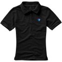 Damskie polo Calgary z krótkim rękawem czarny (38081994)