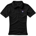 Damskie polo Calgary z krótkim rękawem czarny (38081994)