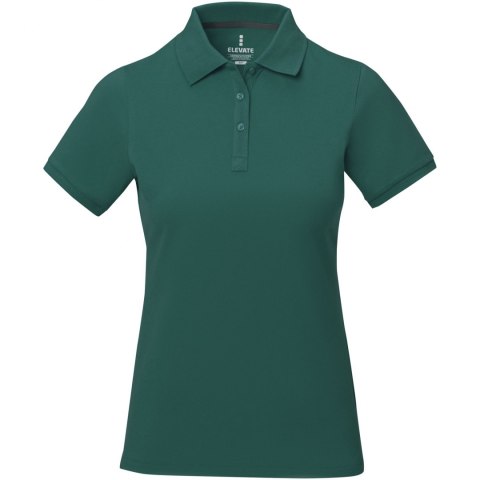 Damskie polo Calgary z krótkim rękawem leśny zielony (38081601) Damskie polo Calgary z krótkim rękawem leśny zielony (38081601)