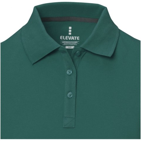 Damskie polo Calgary z krótkim rękawem leśny zielony (38081601) Damskie polo Calgary z krótkim rękawem leśny zielony (38081601)