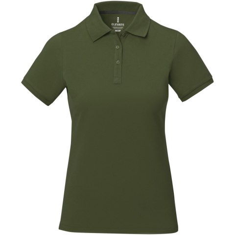 Damskie polo Calgary z krótkim rękawem zieleń wojskowa (38081702) Damskie polo Calgary z krótkim rękawem zieleń wojskowa (38081702)