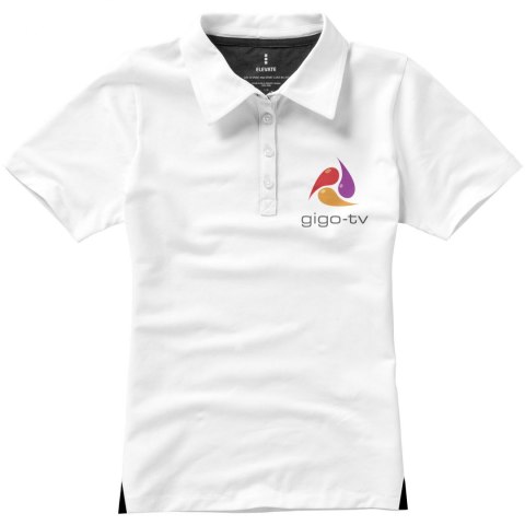 Damskie polo Markham z krótkim rękawem ze stretchu biały (38085011) Damskie polo Markham z krótkim rękawem ze stretchu biały (38085011)