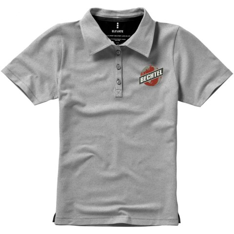 Damskie polo Markham z krótkim rękawem ze stretchu szary melanż (38085960) Damskie polo Markham z krótkim rękawem ze stretchu szary melanż (38085960)