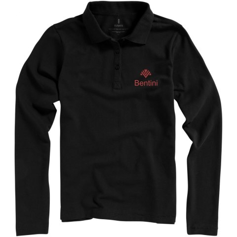 Damskie polo Oakville z długim rękawem czarny (38087995) Damskie polo Oakville z długim rękawem czarny (38087995)