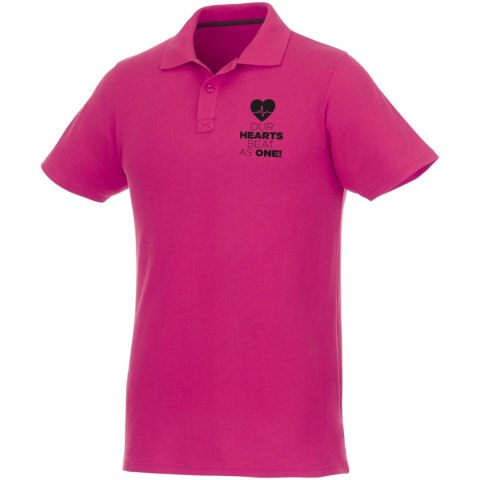 Helios - koszulka męska polo z krótkim rękawem magenta (38106210) Helios - koszulka męska polo z krótkim rękawem magenta (38106210)