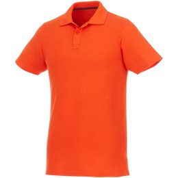 Helios - koszulka męska polo z krótkim rękawem pomarańczowy (38106330)