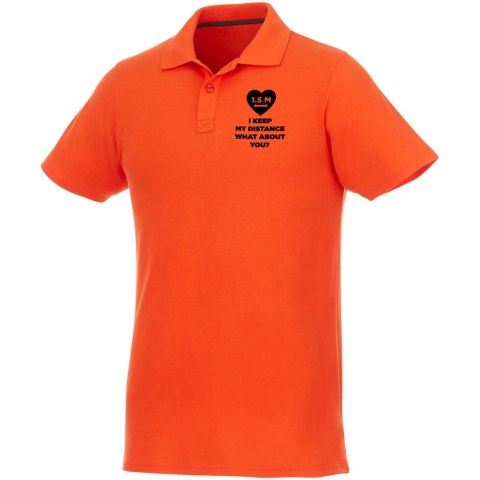 Helios - koszulka męska polo z krótkim rękawem pomarańczowy (38106332) Helios - koszulka męska polo z krótkim rękawem pomarańczowy (38106332)
