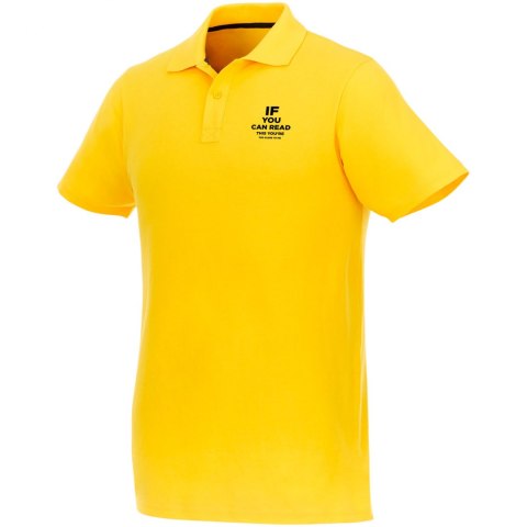 Helios - koszulka męska polo z krótkim rękawem żółty (38106101) Helios - koszulka męska polo z krótkim rękawem żółty (38106101)