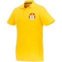 Helios - koszulka męska polo z krótkim rękawem żółty (38106105)