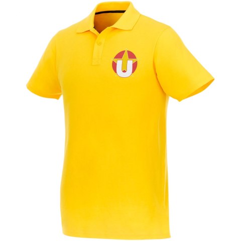 Helios - koszulka męska polo z krótkim rękawem żółty (38106106) Helios - koszulka męska polo z krótkim rękawem żółty (38106106)