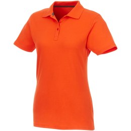 Helios - koszulka damska polo z krótkim rękawem pomarańczowy (38107333)