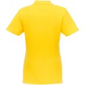 Helios - koszulka damska polo z krótkim rękawem żółty (38107102)