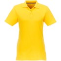 Helios - koszulka damska polo z krótkim rękawem żółty (38107104)