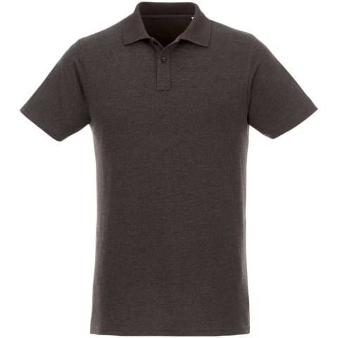 Helios - koszulka męska polo z krótkim rękawem ciemnografitowy (38106985) Helios - koszulka męska polo z krótkim rękawem ciemnografitowy (38106985)