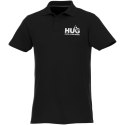 Helios - koszulka męska polo z krótkim rękawem czarny (38106990)