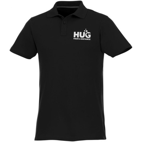 Helios - koszulka męska polo z krótkim rękawem czarny (38106993) Helios - koszulka męska polo z krótkim rękawem czarny (38106993)