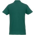 Helios - koszulka męska polo z krótkim rękawem leśny zielony (38106601)