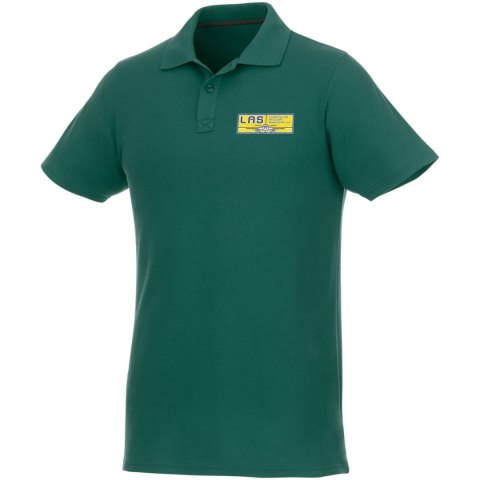 Helios - koszulka męska polo z krótkim rękawem leśny zielony (38106603) Helios - koszulka męska polo z krótkim rękawem leśny zielony (38106603)