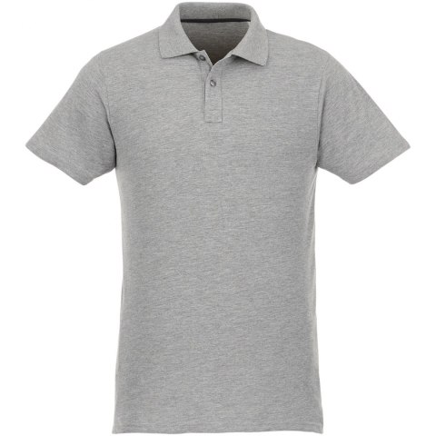 Helios - koszulka męska polo z krótkim rękawem szary melanż (38106945) Helios - koszulka męska polo z krótkim rękawem szary melanż (38106945)