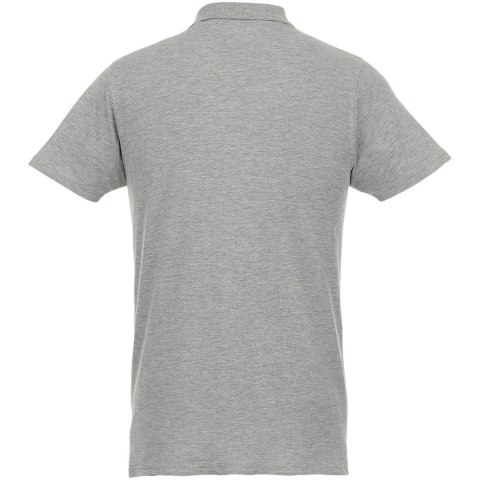Helios - koszulka męska polo z krótkim rękawem szary melanż (38106945) Helios - koszulka męska polo z krótkim rękawem szary melanż (38106945)