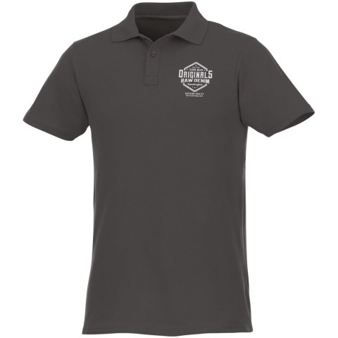 Helios - koszulka męska polo z krótkim rękawem szary sztormowy (38106892) Helios - koszulka męska polo z krótkim rękawem szary sztormowy (38106892)