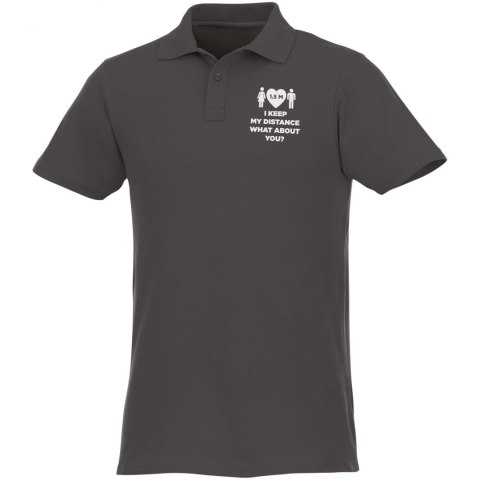 Helios - koszulka męska polo z krótkim rękawem szary sztormowy (38106895) Helios - koszulka męska polo z krótkim rękawem szary sztormowy (38106895)