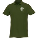 Helios - koszulka męska polo z krótkim rękawem zieleń wojskowa (38106702)